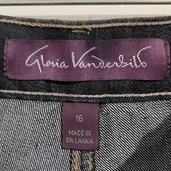 Gloria Vanderbilt Amanda Classic Tapered Jeans Preston Wash Missy 16 Average NEW - Picture 4 of 12